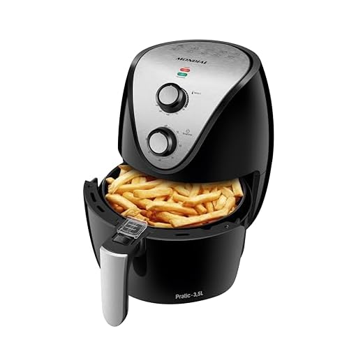Fritadeira Sem Óleo Air Fryer 3,5L, Mondial, Preto/Inox, 1500W, 127V - AF-30 I