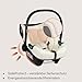 Lionelo ASTRID i-Size Baby Autositz 40-87 cm, Babyschale Gruppe 0+, Rückwärtsgerichtete Montage, 3-Punkt-Sicherheitsgurt Seitenschutz, Sitzeinlage Dri-Seat