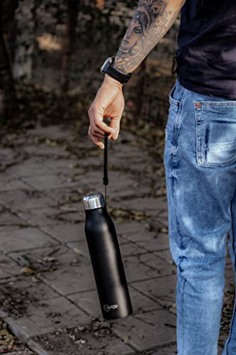 Image of Courage Personalised Stainless Steel Water Bottle 1 Litre | Custom Name Engraved Bottle | Leak-Proof, BPA-Free, Rust-Resistant | Stylish Gift for Kids, Women & Men | Office, School & Gym Use