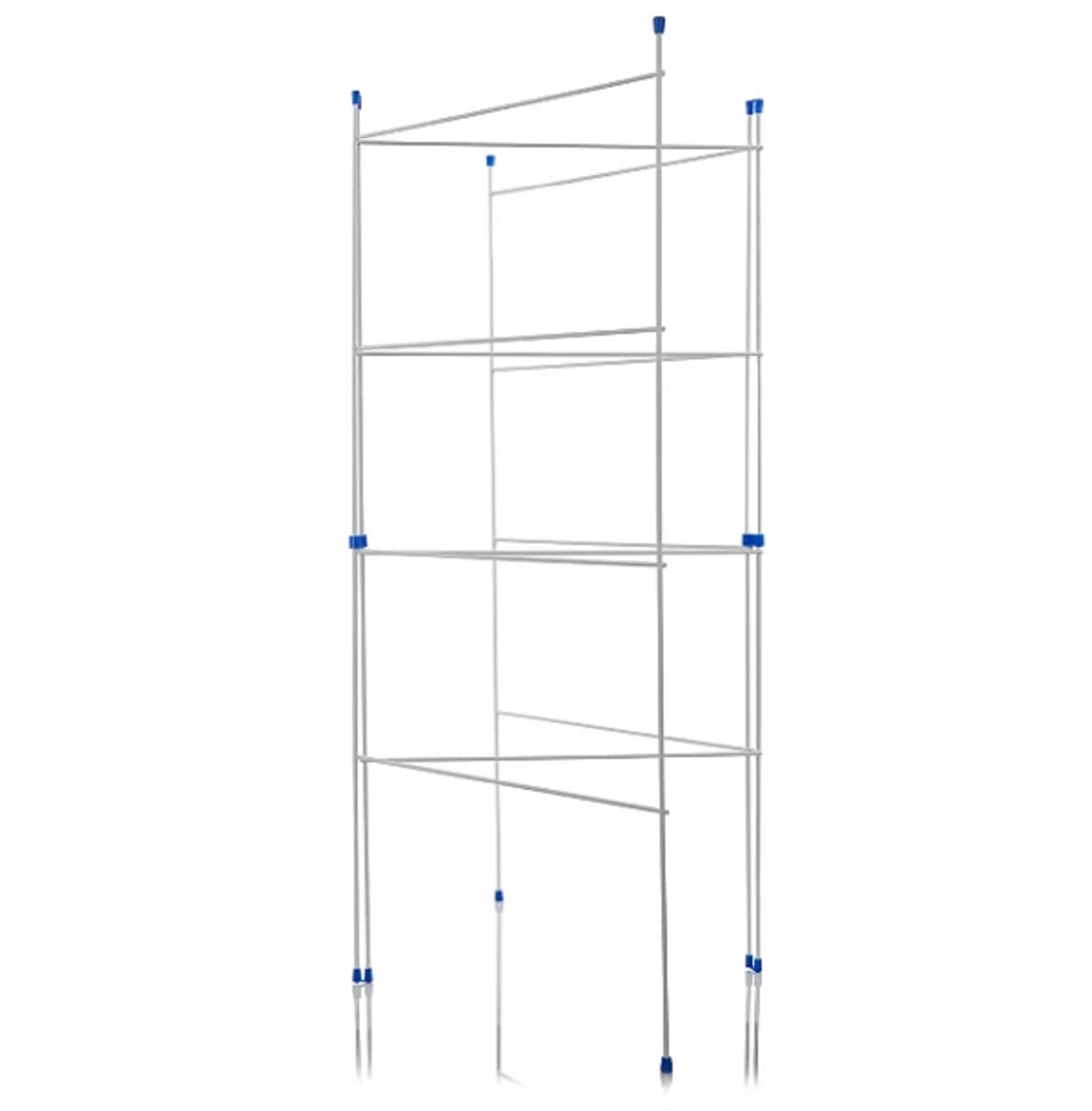 3 Fold Laundry Airer Clothes 4 Racks Airer Horse Drier Zigzag Indoor Folding Rack