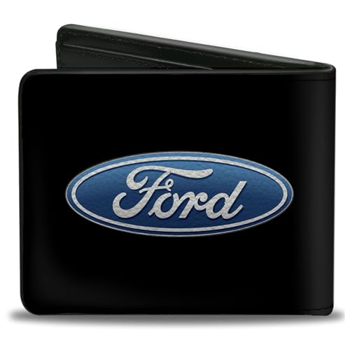 Ford Wallet, Bifold, Ford Oval Logo Centered, Vegan Leather2
