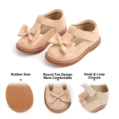 Image of Felix & Flora Toddler Little Girl Mary Jane Dress Shoes - Ballet Flats for Girl Party School Shoes