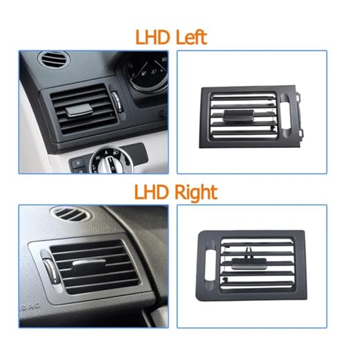 Rejilla de ventilación de flujo ajustable para Mercedes Clase C 2007-2011 4