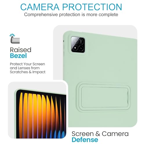 Coque Xiaomi Pad 7 et 7 Pro 11.2" avec béquille multi-angle verte - 4