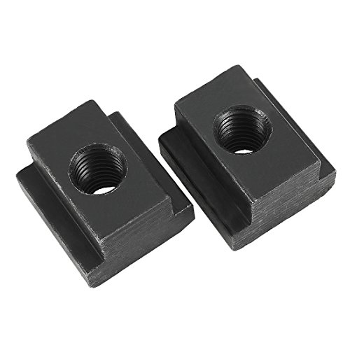 Aexit 2pcs Steel Quality Parts T-Slot Nut Grade 10.9 Tapped Through M12 Thread 2/5