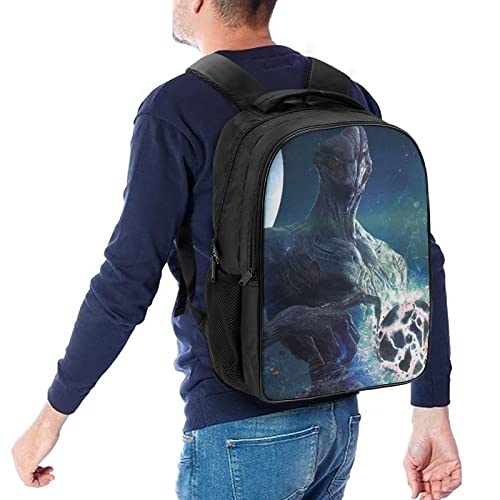 Sac à dos d'école impression 3D cool avec grand compartiment - 5