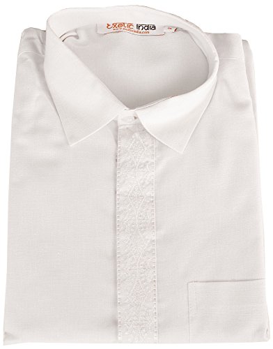 Image of Exotic India Men's Cotton Kurta Pyjama