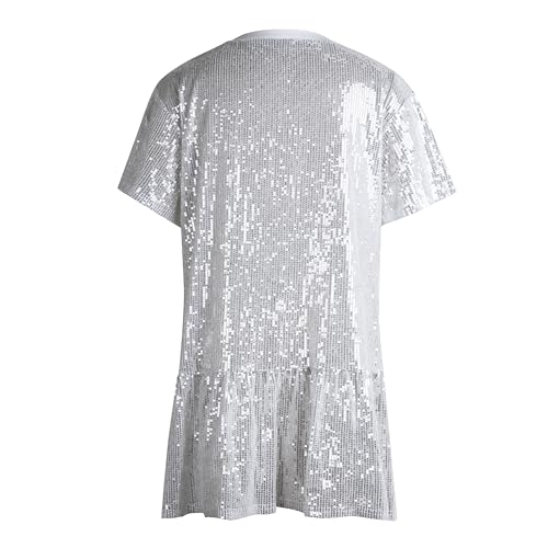Image of FLOYU Women Sequin Birthday Dress It's My Birthday Dresses Sparkly Party Tops Sexy Birthday Outfits