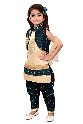 Image of Beautiful Patiala Set With Dupatta For Girls