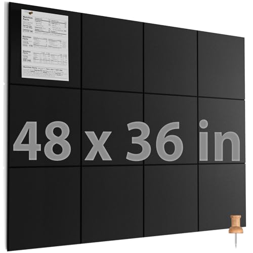 MaxGear フェルトボール コルクボード 30x30cm×12枚