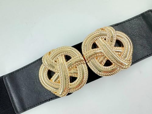 ZAHSY Western Belts for Woman Vintage Stretch Elastic Cinch Belt for Dresses Woman Retro Waistband for Dress Belt Women3