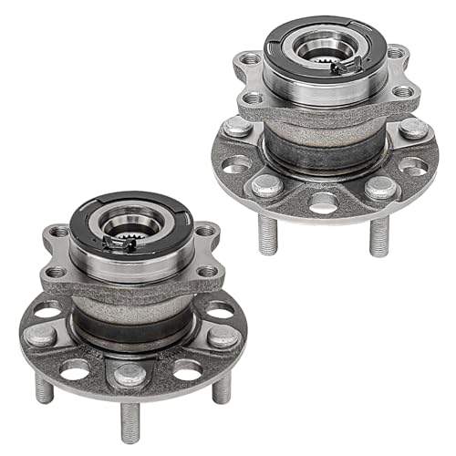 Image of Detroit Axle - AWD Rear Wheel Hubs and Bearings Assembly Replacement for Chrysler Sebring Dodge Avenger - 2pc Set