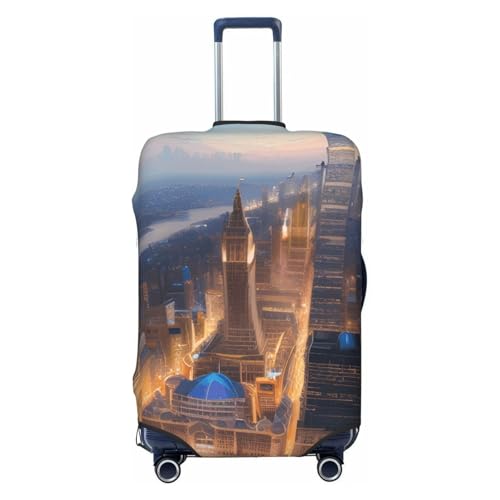 Housse de protection pour valise lavable contre les rayures taille L noir ville