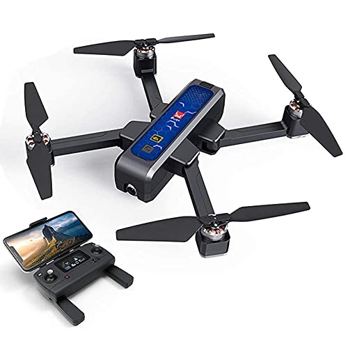 Drone Gps, Drone Gps Con Cámara 4K Hd Transmisión De Imagen Wifi 5G Motor Sin Escobillas Quadcopter Profesional Plegable 1600M Distancia Remota