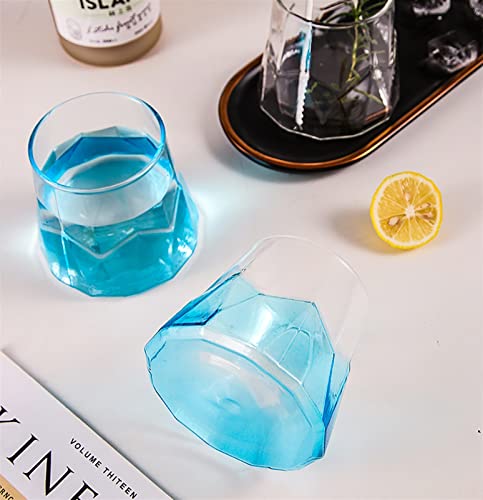 Copas de bebida estables estilo iceberg que evitan roturas de vidrio 4