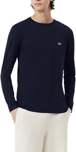 Lacoste Camiseta Pima de Algodón de Manga Larga para Hombre