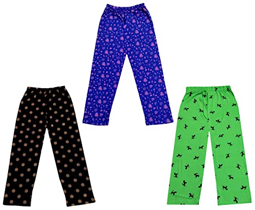 Image of KAYU Kid's Boy's and Girl's Printed Cotton Regular Fit /Track Pant |Pyjama [Pack of 3]