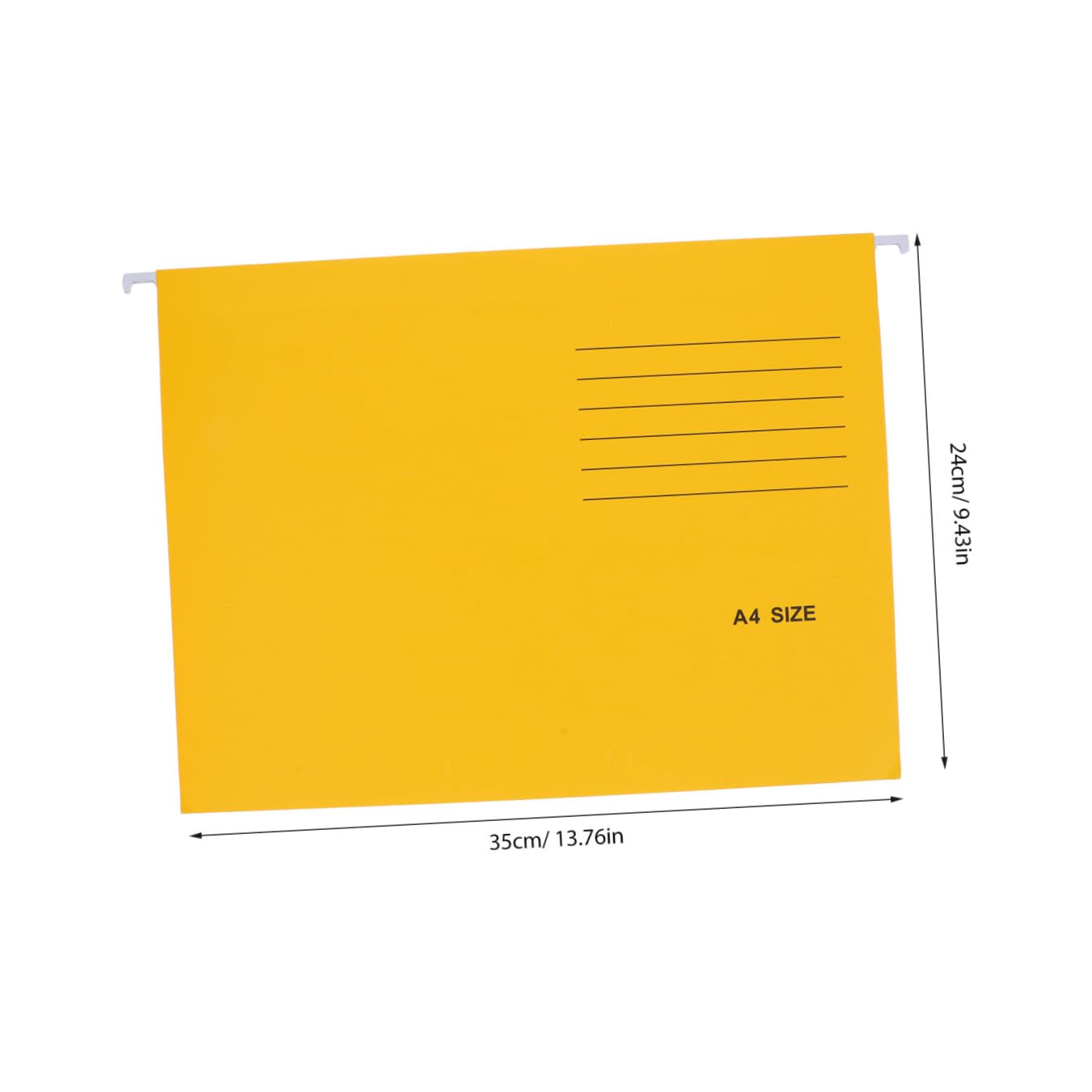12 pezzi Sospese Colorate con Ganci in Ferro Rinforzato Organizer Documenti Resistente e Anti-deformazione per Ufficio Casa e Studio