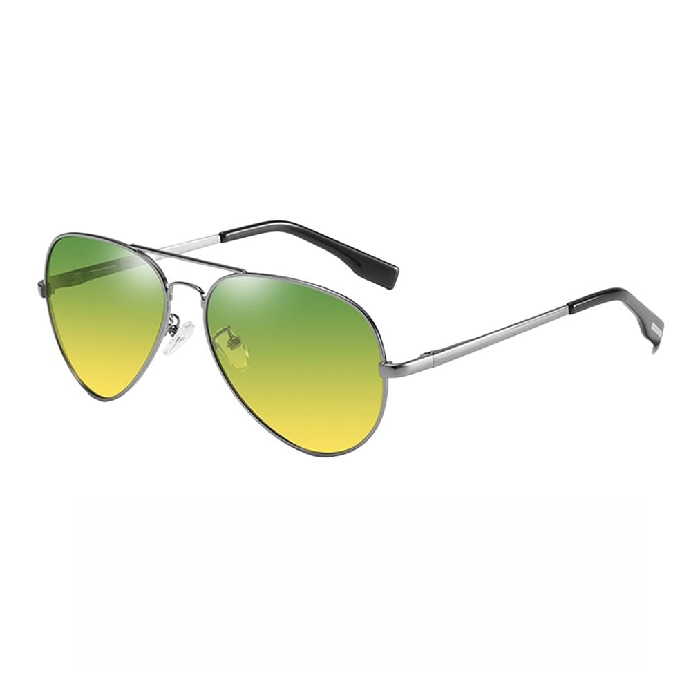 Gafas de sol fotocromáticas de piloto para hombre, polarizadas, para conducir de día y noche, unisex