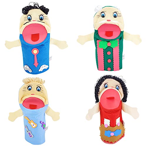 Fantoches Família Feltro Carlu Brinquedos