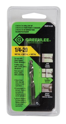 Madison Electric Products Greenlee - Drill/Tap,1/4-20, Hole Making (Dtap1/4-20), Multi #TOP1