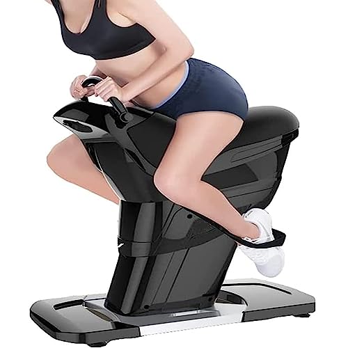 Máquina eléctrica para montar a caballo, equipo de fitness para ejercicios aeróbicos, quema de grasa y modelado corporal, acción 3D en figura 8 (negro) miniatura 1