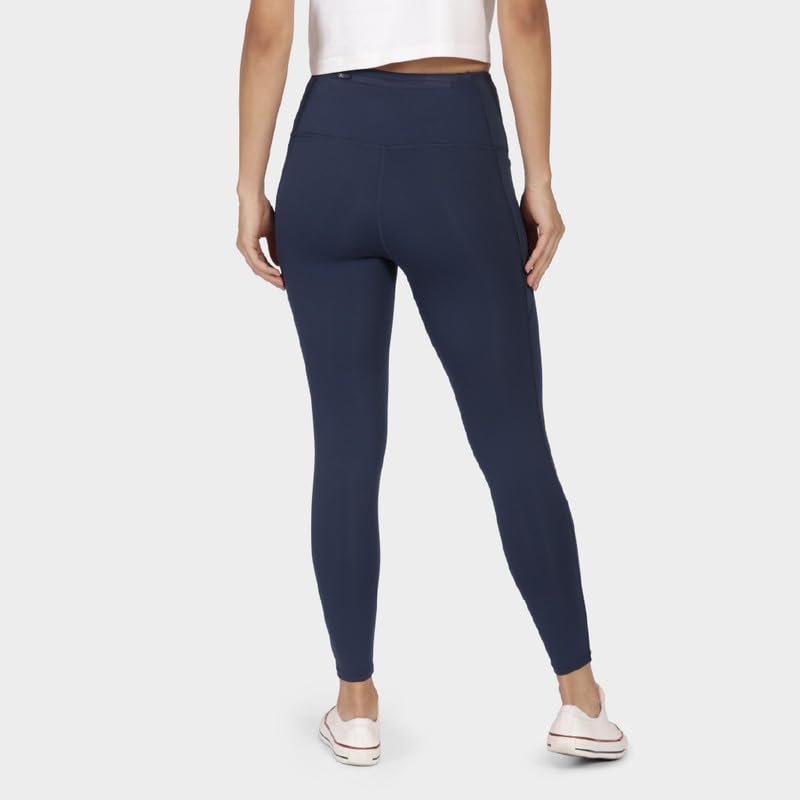 Image of BlissClub Women Skinny Fit High Rise The Ultimate Leggings, Ankle Length Tights for Gym, Yoga and Workout with 4 Pockets
