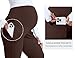 Mama Land Maternity Joggers for Women High Waisted Stretchy Pregnancy Pants with Side Pockets Buttery Soft Lounge Activewear Fall Maternity Clothes(Toasted Brown, S)