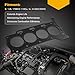HS26515PT Head Gasket for 1.8L Engine, Compatible with 2009-2021 Toyota Corolla Matrix Prius Lexus CT200h Pontiac Vibe Cylinder Headgasket 1.8