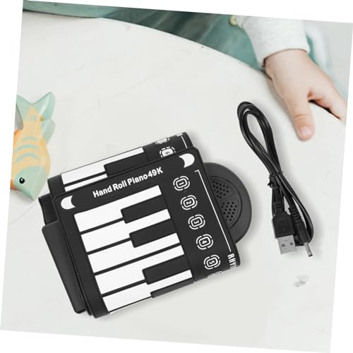 SECFOU 1 Jeu De 49 Touches Clavier De Musique De Piano Claviers De Piano Pour Enfants Piano Pour Enfants Piano Roulé À La Main Clavier De Piano Pliable Pianos Piano Pliant Pour Enfants - Les Beatles, Paul McCartney, John Lennon, RIngo Starr, George Harrison SECFOU 1 Jeu De 49 Touches Clavier De Musique De Piano Claviers De Piano Pour Enfants Piano Pour Enfants Piano Roulé À La Main Clavier De Piano Pliable Pianos Piano Pliant Pour Enfants – Image 6