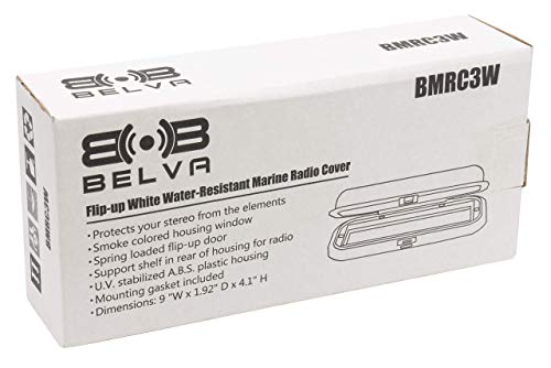Image of Belva Universal Flip-up White Water-Resistant Marine Radio Cover