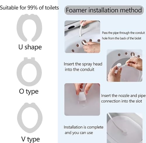 Image of PRANIJ Sitz Bath Basin for Toilet with Flusher - Foldable Sitz Tub for Postpartum Care, Hemorrhoids, Piles, Anal Fissures, Post-Surgery Recovery & Elderly Hygiene - Portable, Ergonomic & Easy to Clean (Petal Pink)