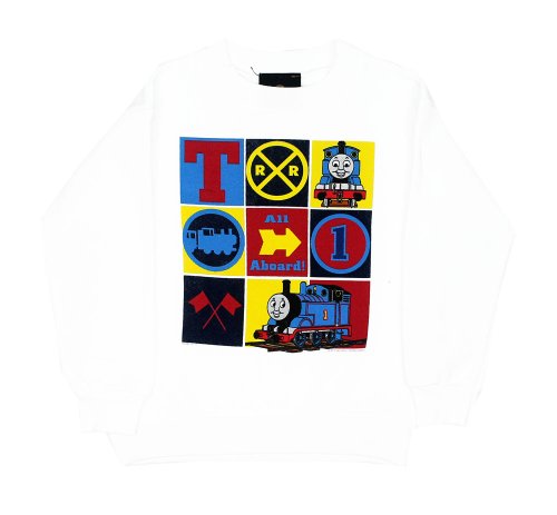 Nine Blocks - Thomas The Tank Engine Juvenile And Toddler Sweatshirt: Toddler 2T - Royal Blue #TOP4