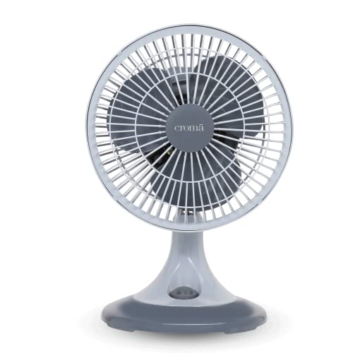 Image of CROMA 50 Watts Table Fan with 2 Years Warranty (CRSF050PFA256901, White)