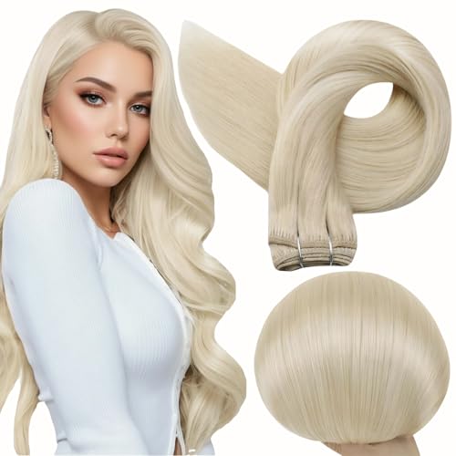 Full Shine Weft Hair Extensions Human Hair Color...
