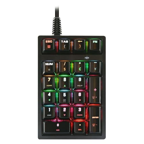 Clavier numérique filaire mécanique pour corriger l'absence de pavé chiffré sur portable