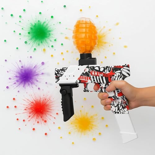 Verat 1 Packet Gel Water Balls/Water Beads/Refill Water Bead/Gel Blaster Ammo/Water Balls for Gun/Gel Balls for Kids/Gel Blaster Balls in Bottle/7-8mm Non-Toxic Water Beads Gel Guns(10000 White)