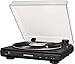 Crosley T400D-BK Fully Automatic Bluetooth 2-Speed Turntable Record Player with Built-in Preamp, Black