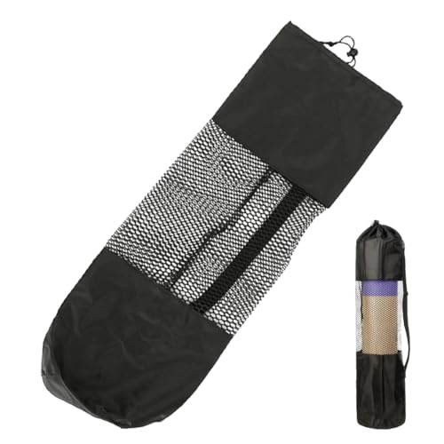 YAZWUR Bolsa Esterilla Yoga Portátil, Funda para Yoga, Bolsa Yoga, Pilates, Accesorios para Deporte, Esterilla Fitness Mat Pilates Gimnasio, Bolsa Esterilla Yoga con Correa Ajustable (90x30 cm)