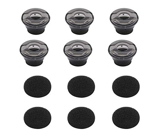 6 piezas auriculares pequeños con espuma para PLT Voyager 5200 miniatura 1