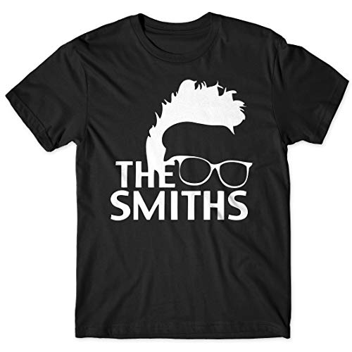 LaMAGLIERIA Camiseta Hombre - The Smiths t-Shirt Indie Rock Band Band 100% algodón, XL, Negro