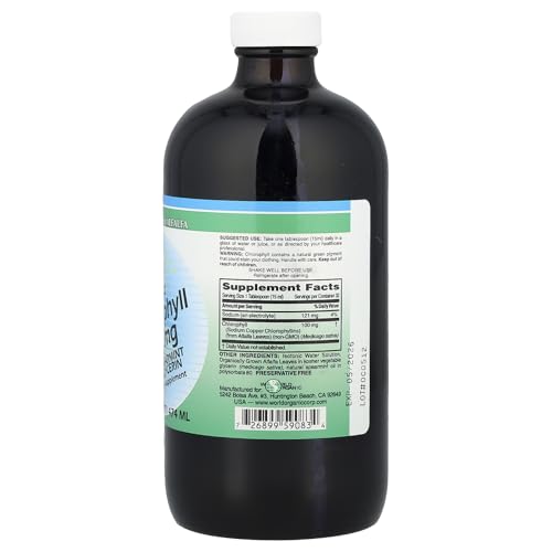 World Organics Liquid Chlorophyll Liquid with Spearmint, 16 Fluid Ounce - Image 3