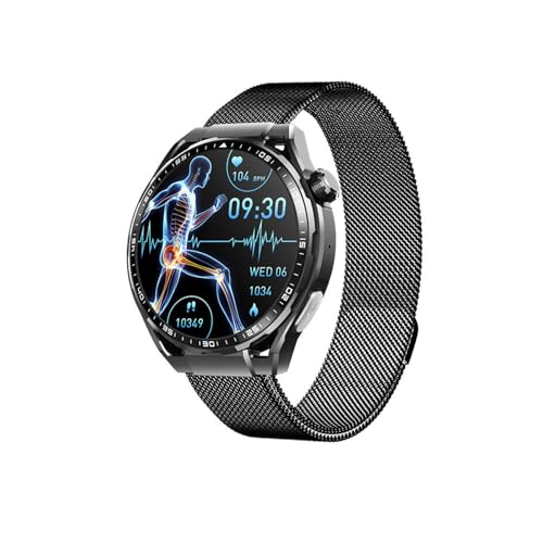 Genérico 2025 Reloj Hombre Inteligente - De 𝐆𝐥𝐮𝐜𝐨𝐬𝐚 En Sangre 1.55' Reloj Mujer Inteligente 150 Modos Deportivos Responder/Realizar Llamadas para Android Y iOS F2000525,Milan