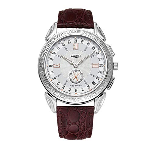 Montre-bracelet à quartz LULI hommes montre cuir classique design affaires Ca7415wz