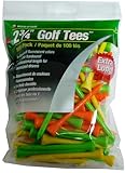 JEF World of Golf Tee (Pack of 100), 2 3/4-Inch, Fluorescent