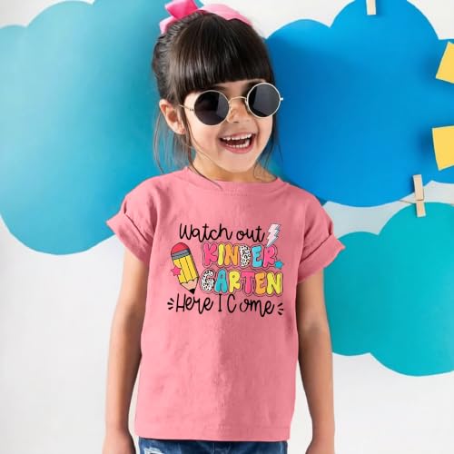 Image of Kindergarten Shirt Boys Girls: First Day of Kindergarten Shirt Kids Back to School Shirts School Gift Tee