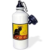 3dRose Vintage Straw Water Bottle