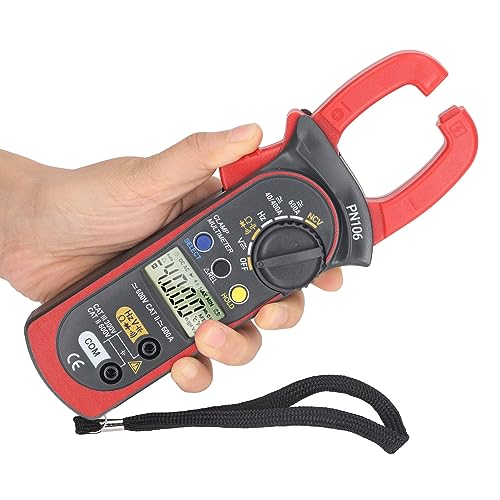 Testador de Corrente, Alicate Amperímetro Digital Multifuncional Leve de Resposta Rápida de Alta Pre