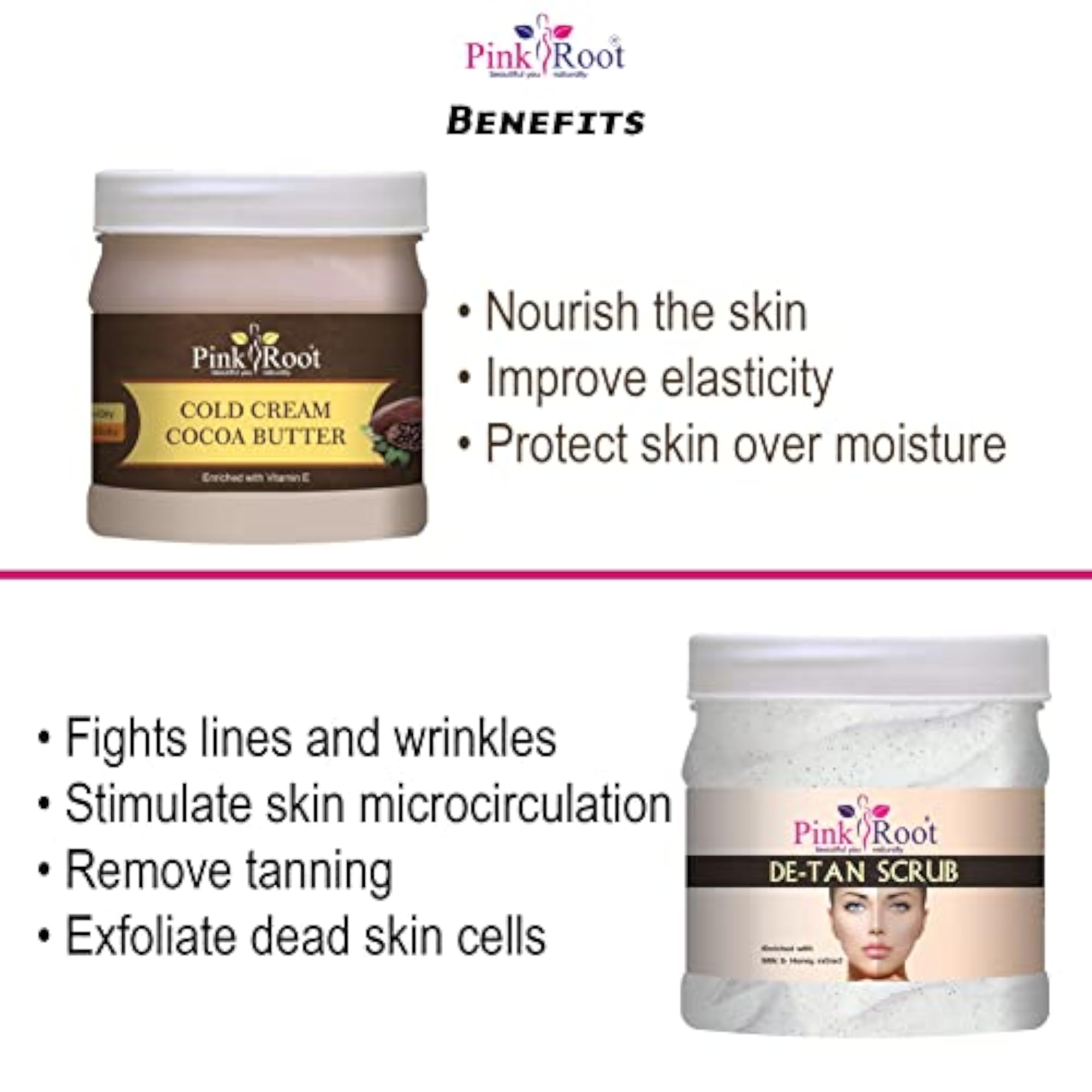 Cocoa Butter Cold Cream with De-Tan Scrub, 500 gm
