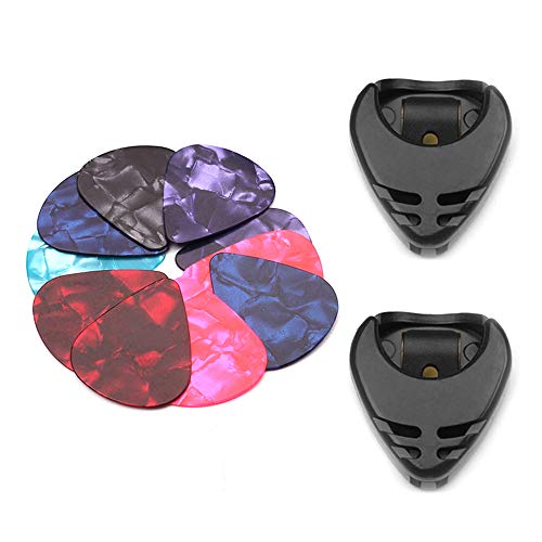 KKmoon Kit de acessórios para violão folk acústico, incluindo pinos de ponte + porcas de guitarra +